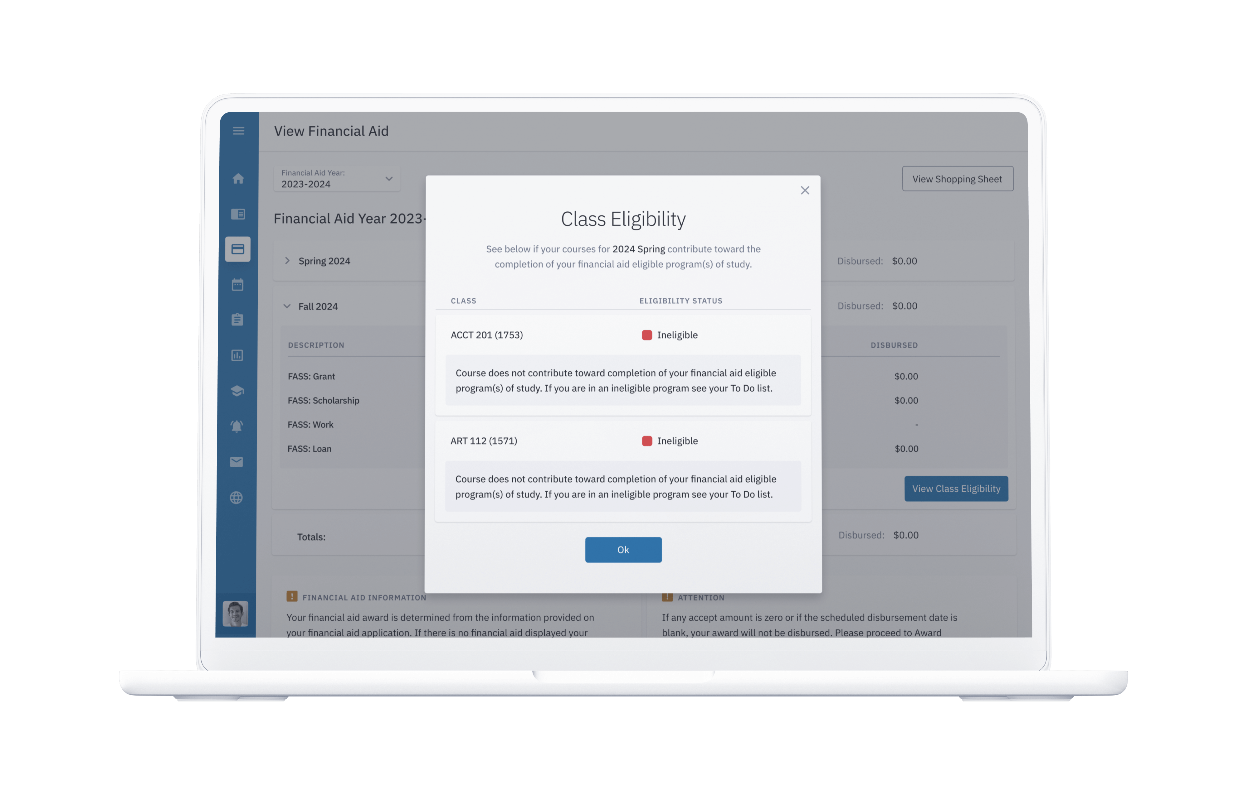 Course Auditor mockup